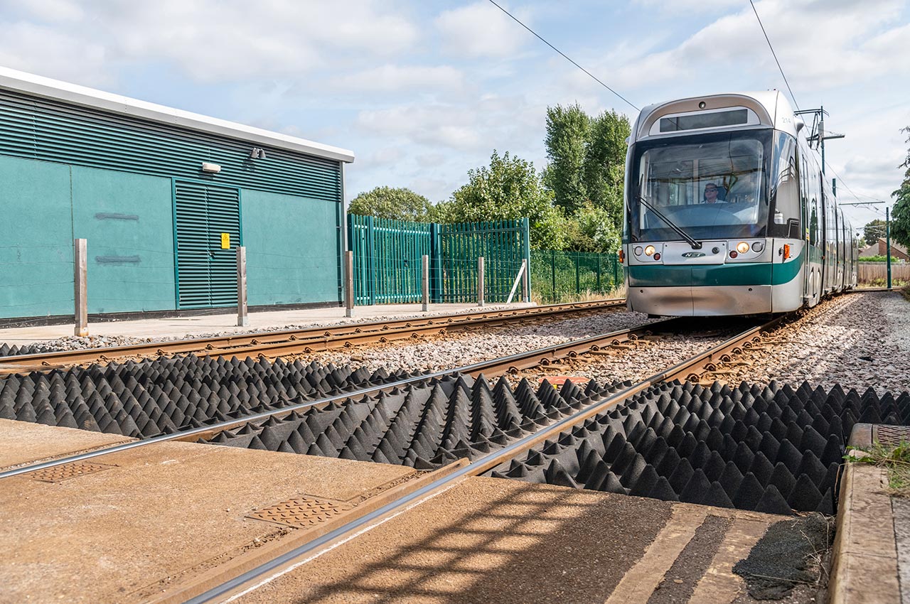 Anti-Trespass Panels installation at Nottingham Express Transit
